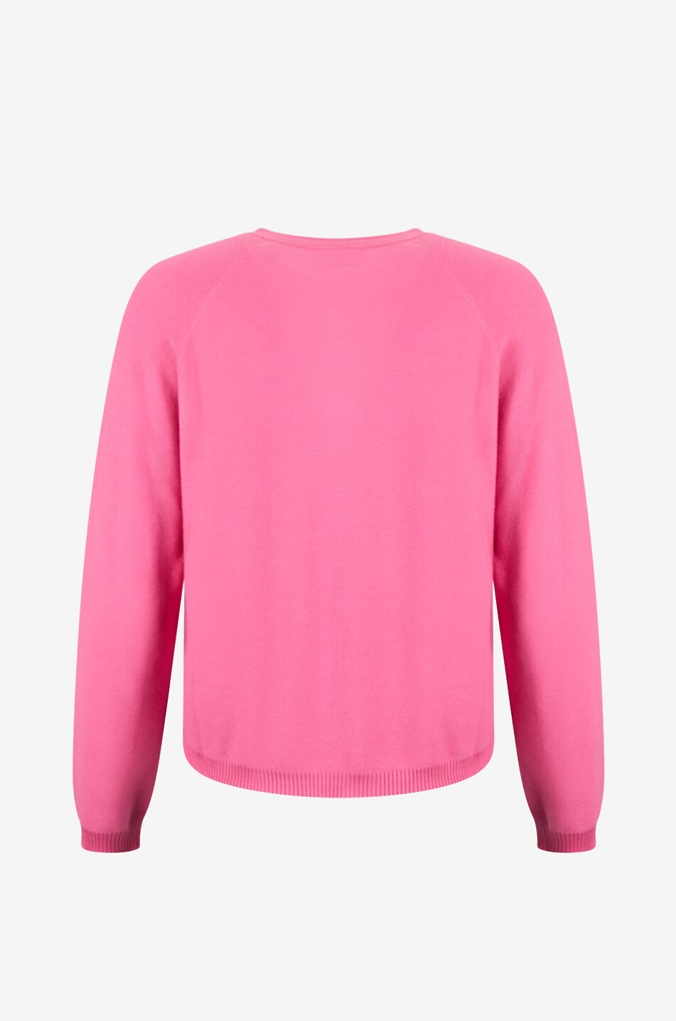 BONGENIE Fine button-down crewneck cotton and cashmere cardigan Women PINK 2