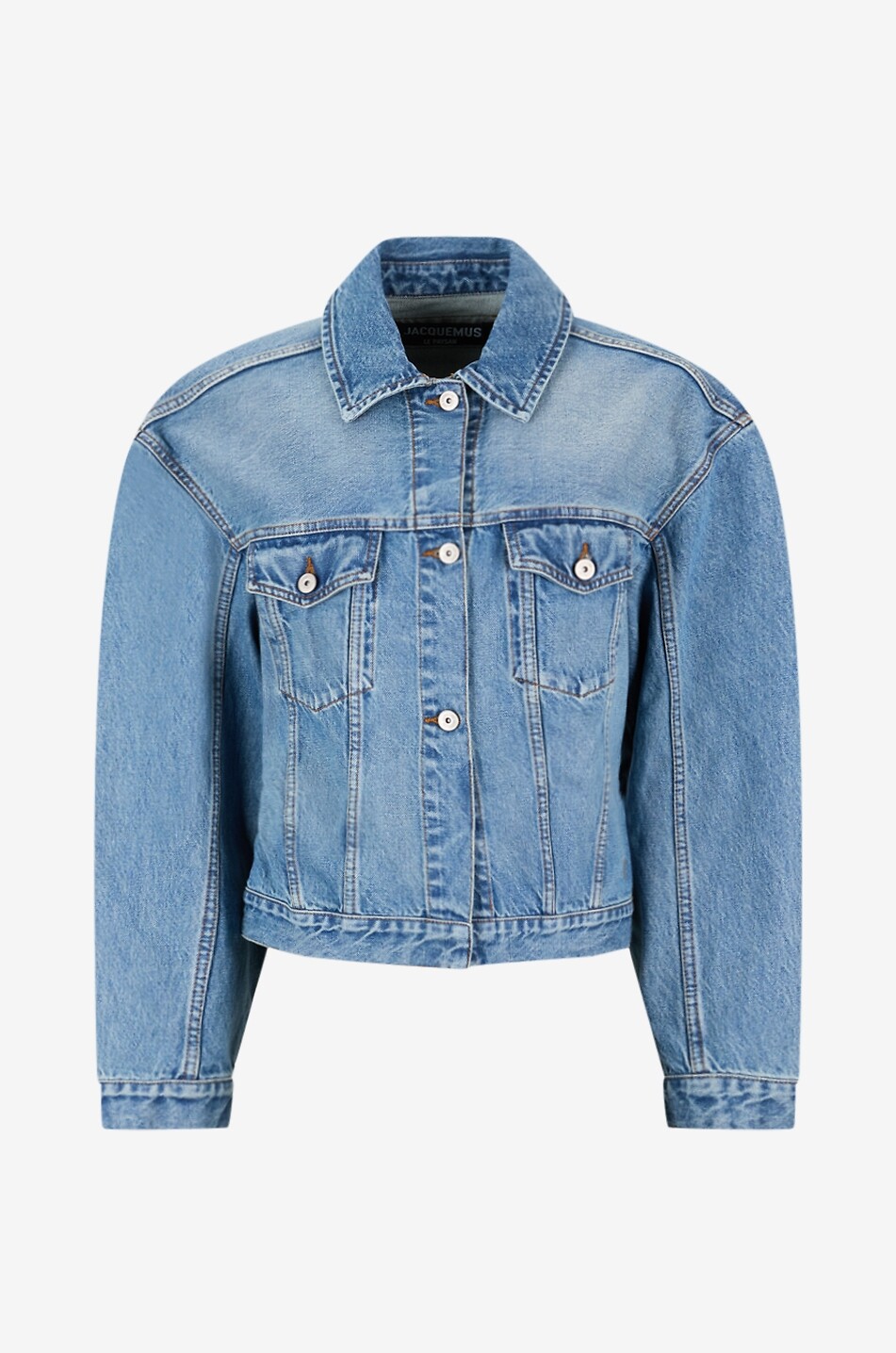 JACQUEMUS Kurze Jeansjacke La Veste De-Nîmes Damen BLAU 1
