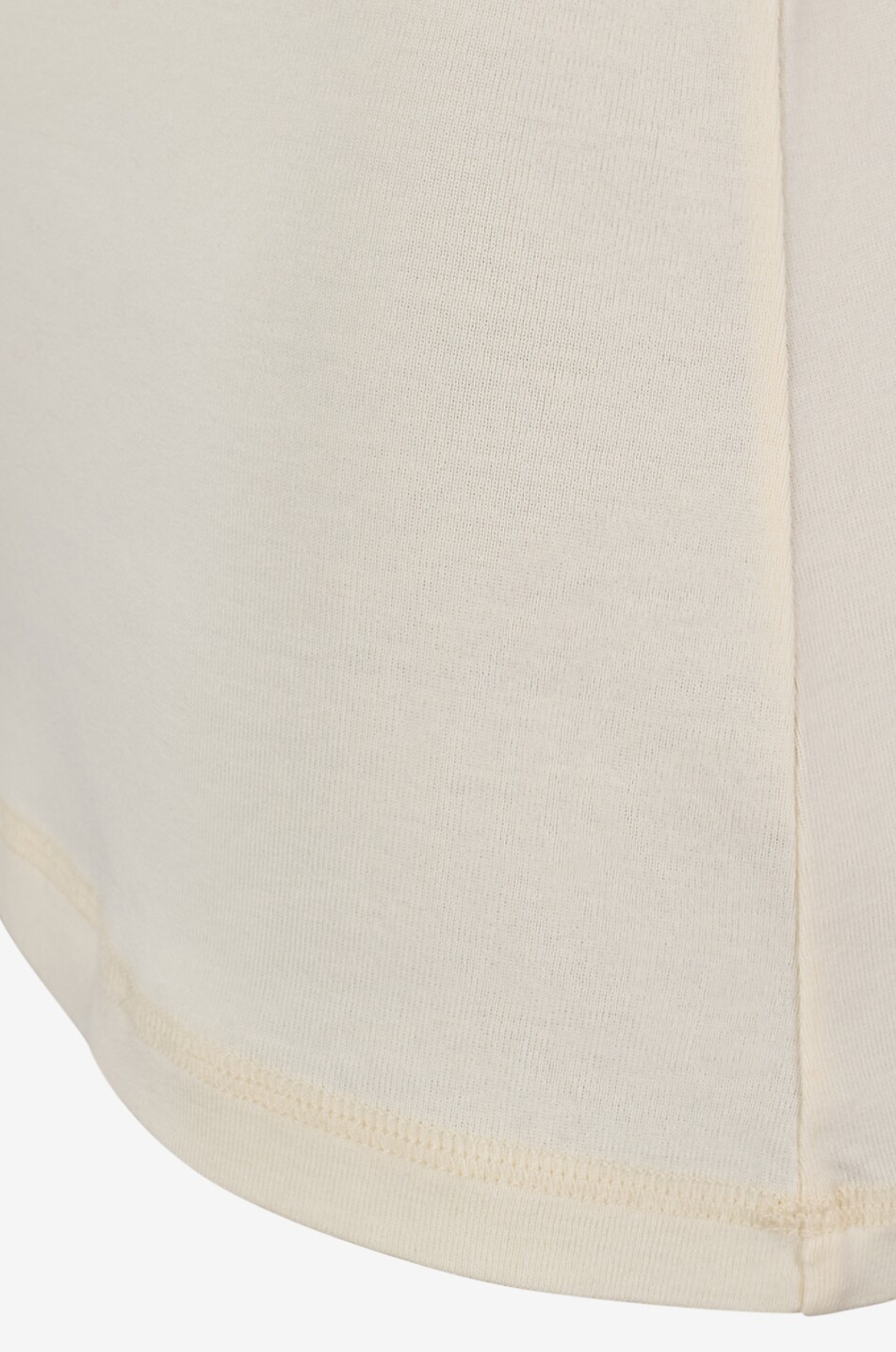 LEMAIRE Ribbed jersey fitted tank top Women EGGSHELL 3