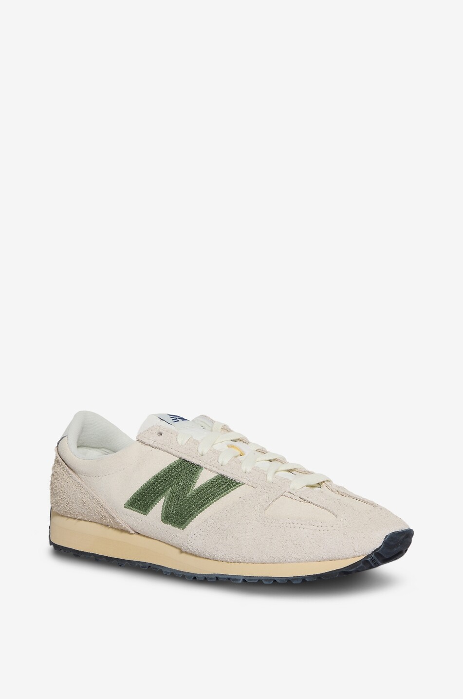 NEW BALANCE Niedrige Schnürsneakers aus Mesh und Wildleder 471 Herren CREMEFARBEN 1