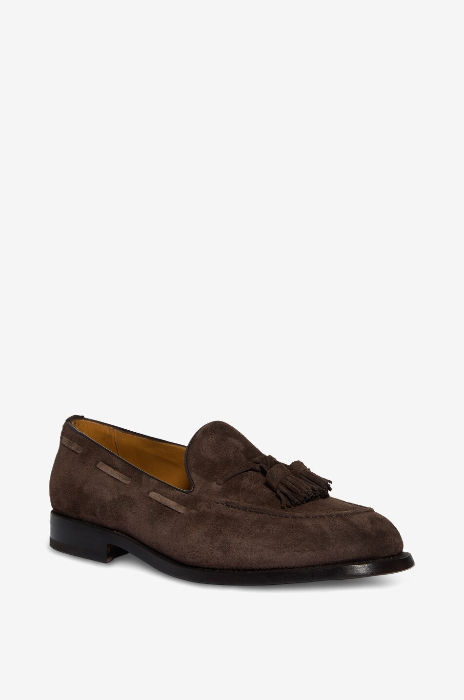 BARRETT Bufalo suede tassel loafers Men DARK BROWN 1
