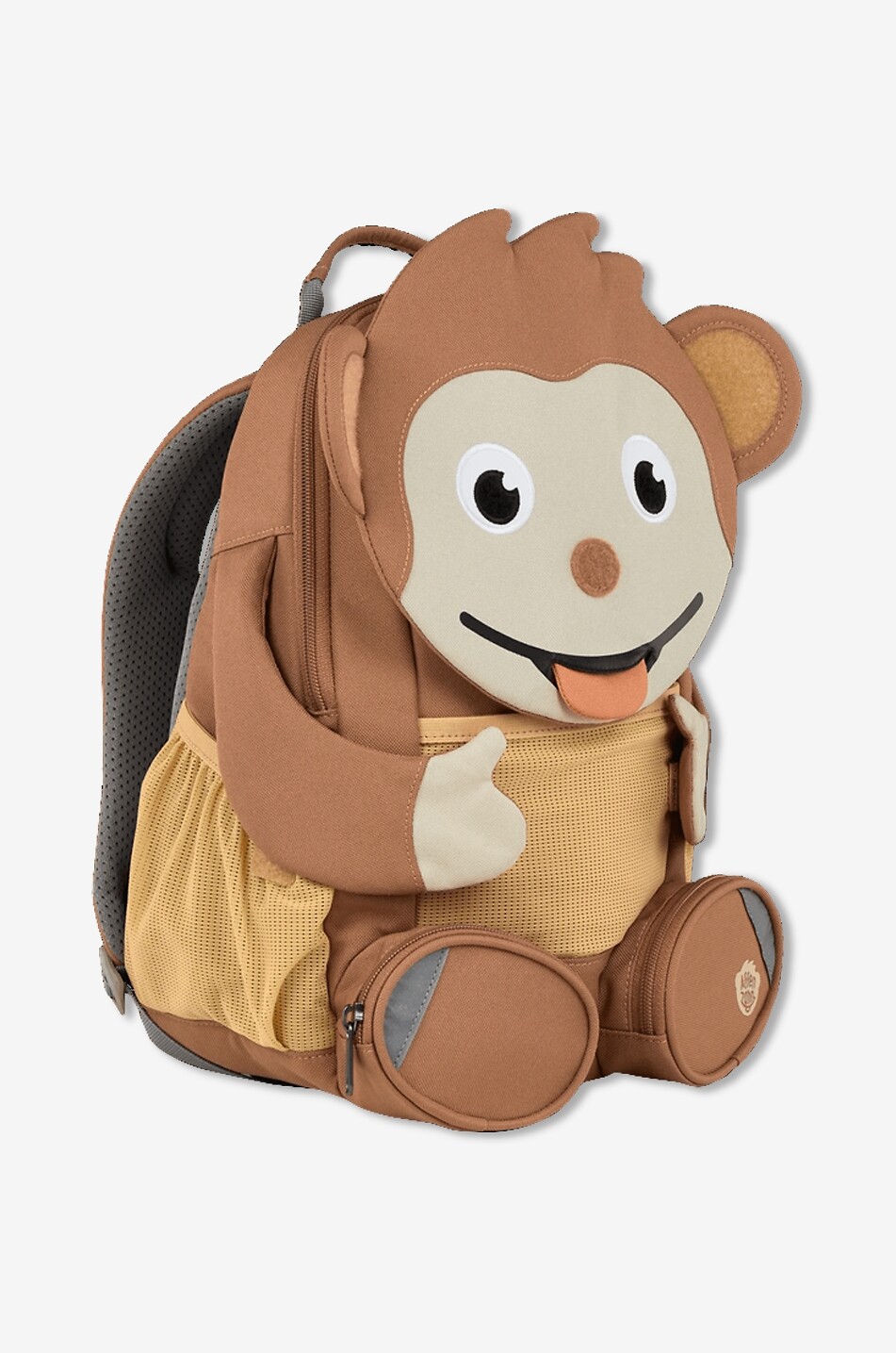 AFFENZAHN Sac à dos enfant Grand Ami Singe - 8l Unisexe MARRON 2