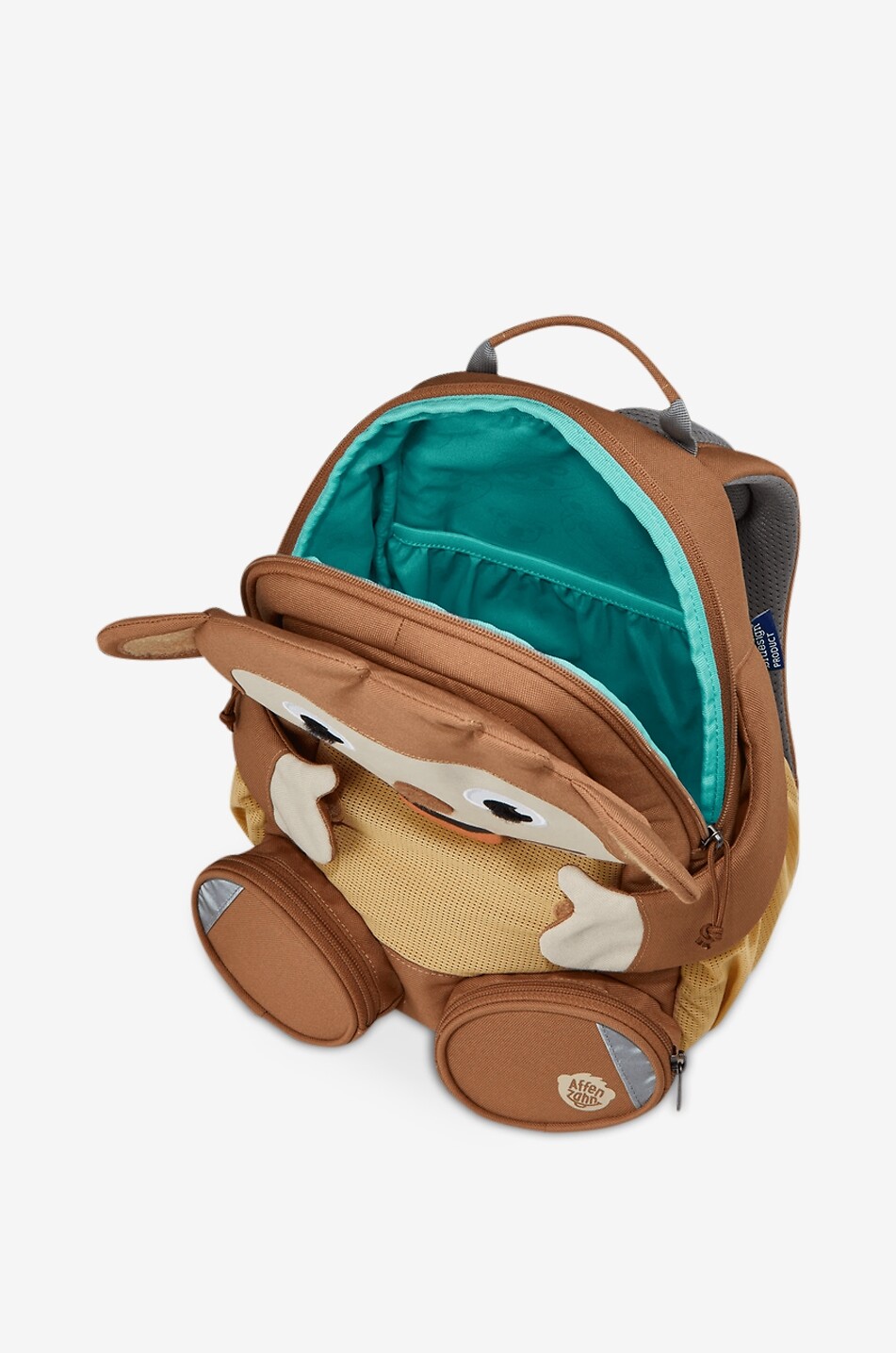 AFFENZAHN Sac à dos enfant Grand Ami Singe - 8l Unisexe MARRON 4
