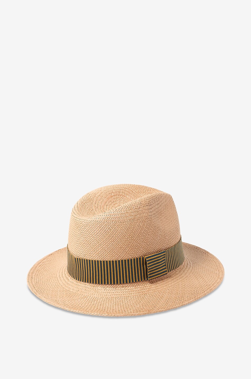 Chapeau en raphia avec ruban Leone Panama