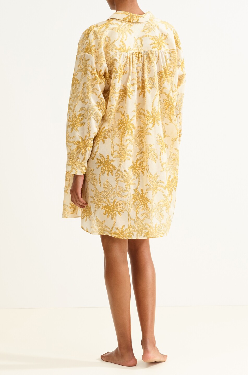 ERES Exotisme printed long cotton shirt Women YELLOW 5