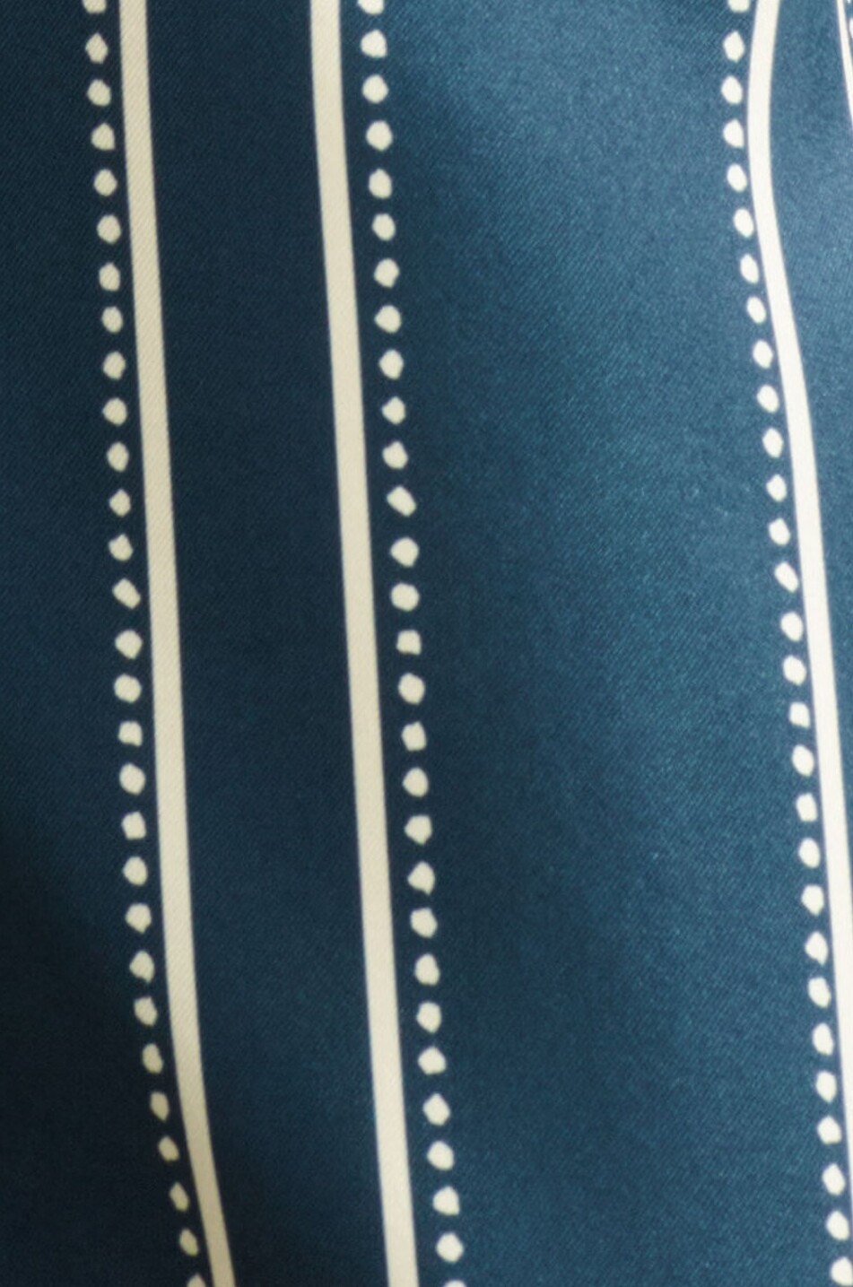ERES Pantalon de pyjama droit en soie rayé Oolong Femme BLEU 5