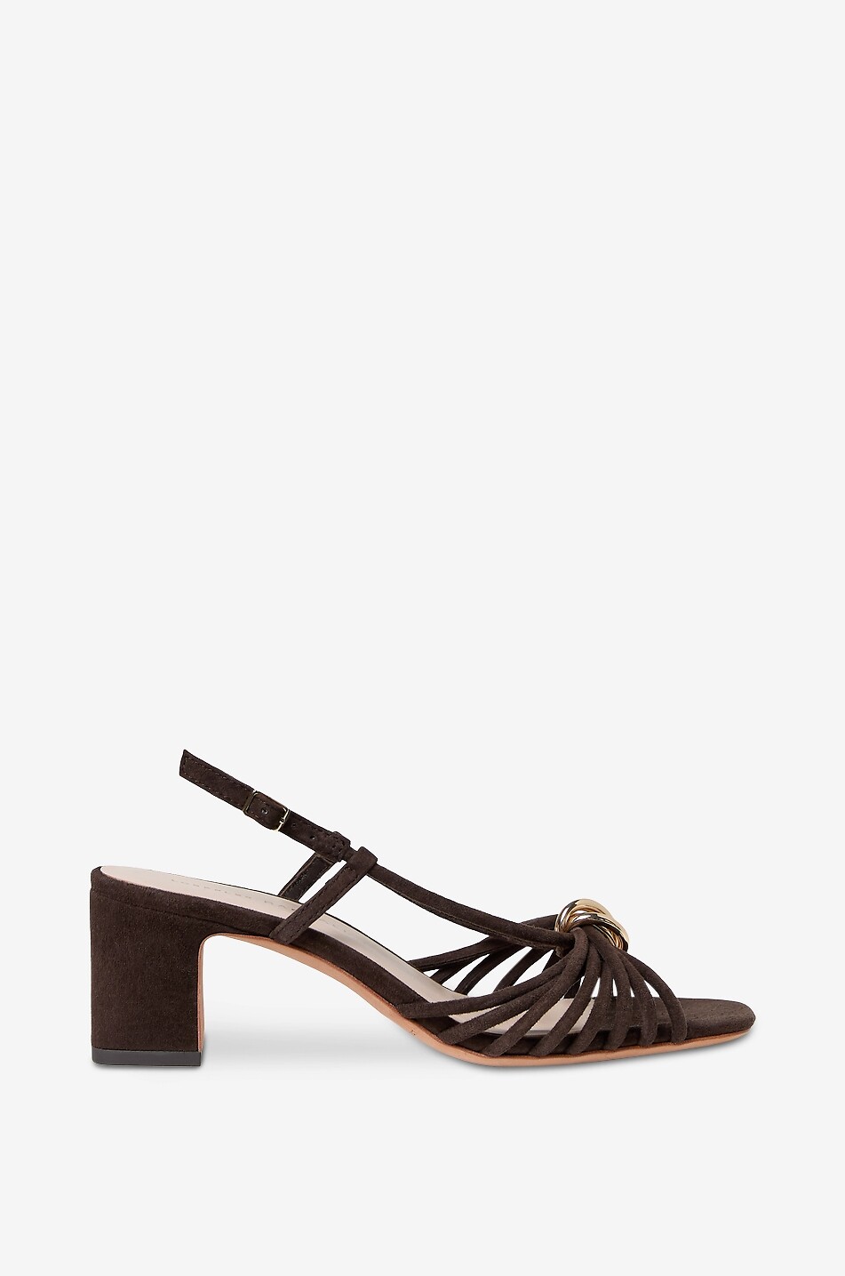 LOEFFLER RANDALL Minna 57 suede square-heeled sandals Women BROWN 2