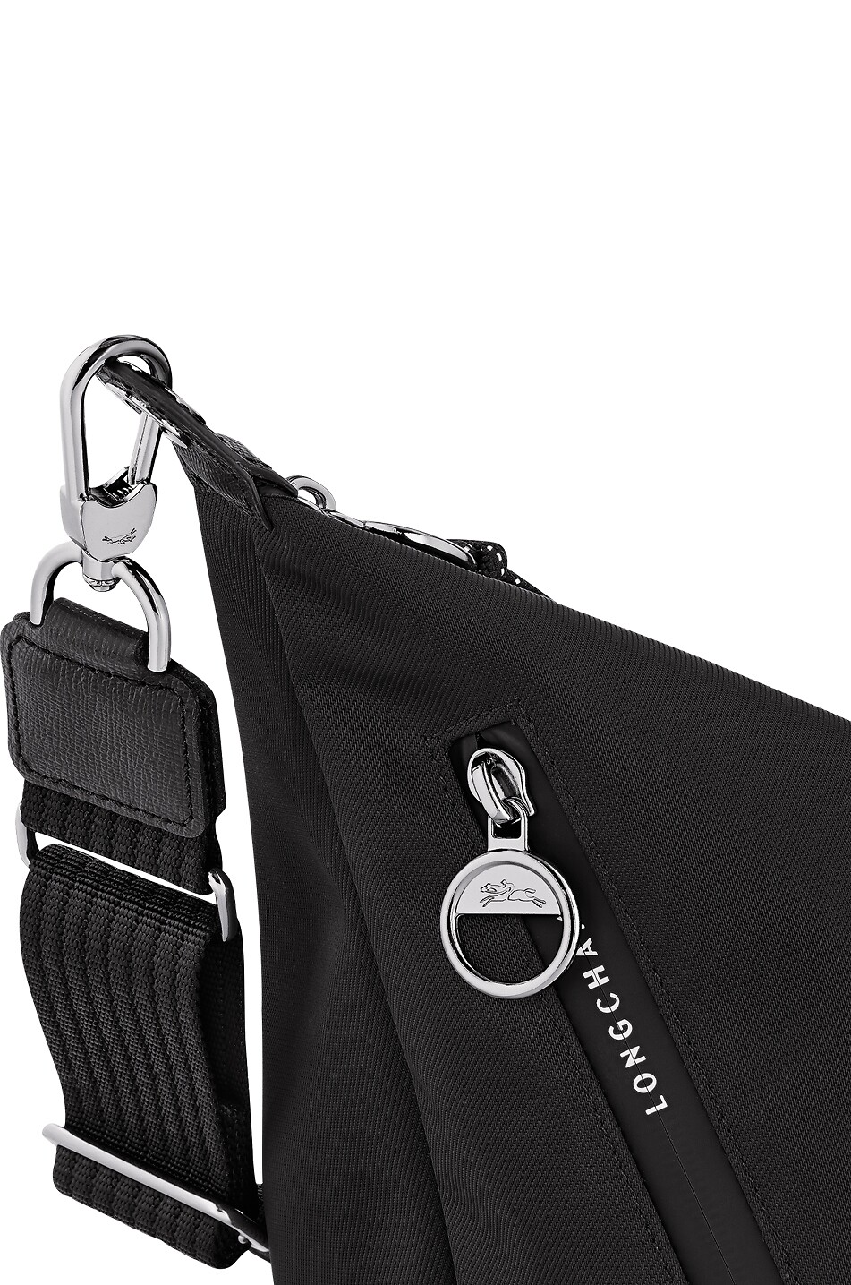 LONGCHAMP Sac porté épaule en toile Le Pliage Energy Femme NOIR 6