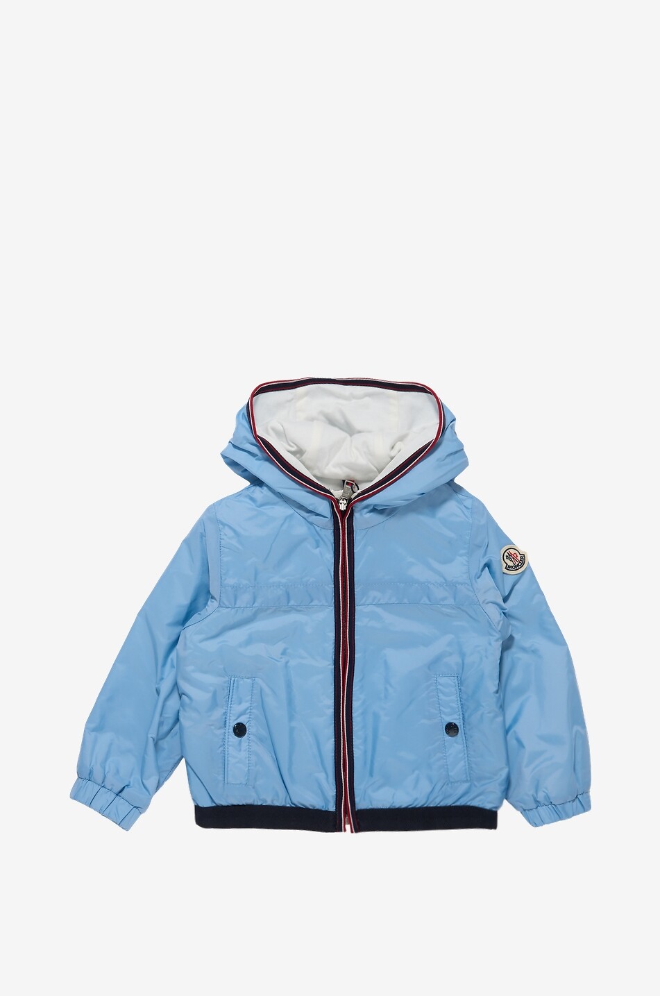 MONCLER Kurze Jacke aus technischem Gewebe für Babys Anton Baby BLAU 1