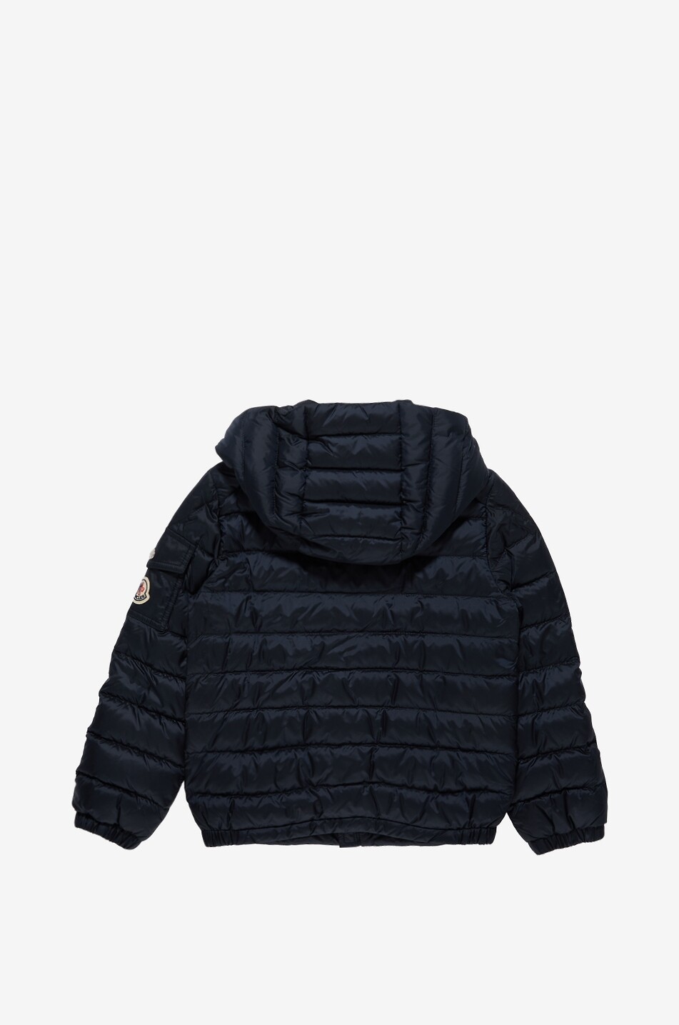 MONCLER Kurze gesteppte Steppjacke für Jungen aus technischem Gewebe Lauros Junge DUNKELBLAU 2