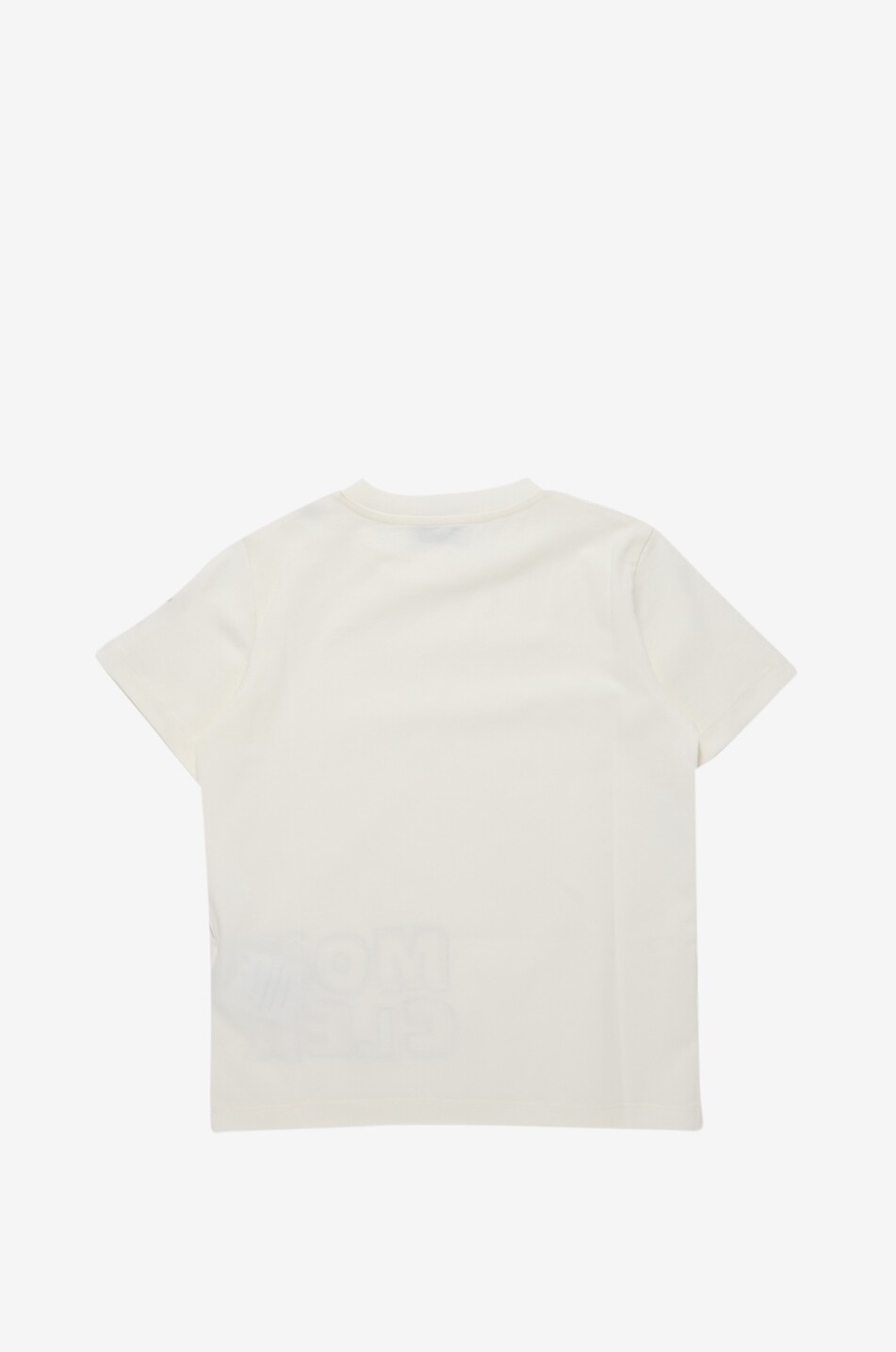 MONCLER MON CLER short-sleeved boys' T-shirt Boy WHITE 2