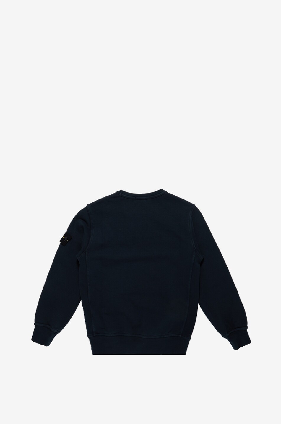 STONE ISLAND JUNIOR Sweat-shirt à col rond en coton garçon 6100005 Organic Cotton Fleece Garçon BLEU FONCE 2