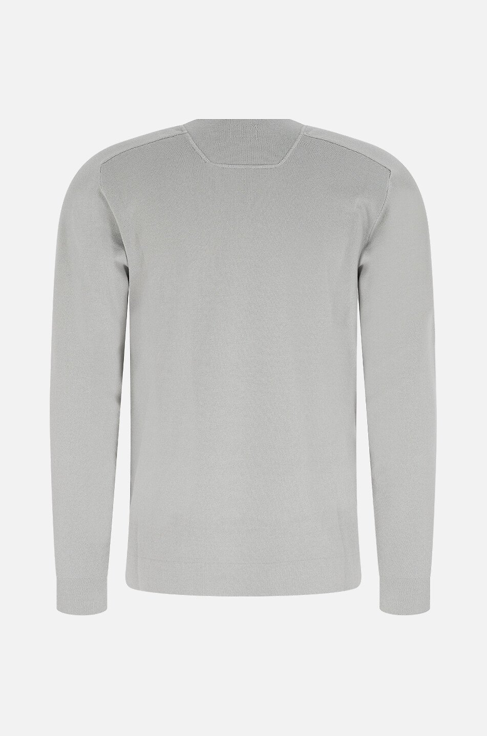 C.P. COMPANY Gerippter Baumwollmix-Pullover mit Rundhals Metropolis Herren GRAU 2