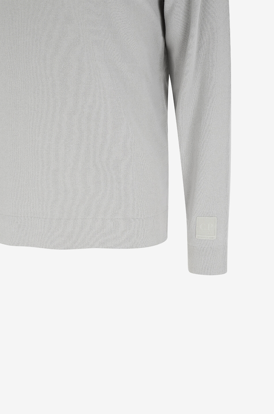 C.P. COMPANY Gerippter Baumwollmix-Pullover mit Rundhals Metropolis Herren GRAU 3