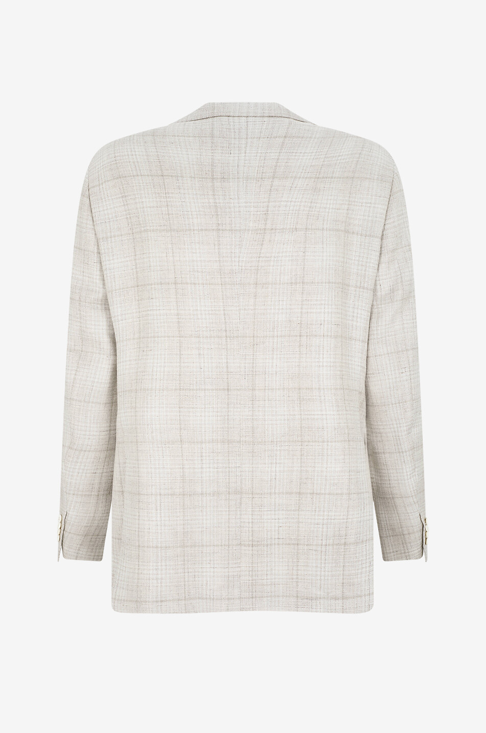BRIONI Blazer mit Karomuster aus Wollmix Ravello Herren Hellbeige 2