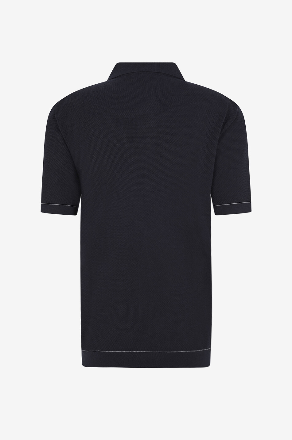 BRIONI Kurzarm-Polohemd aus Sea Island Baumwolle Herren DUNKELBLAU 2