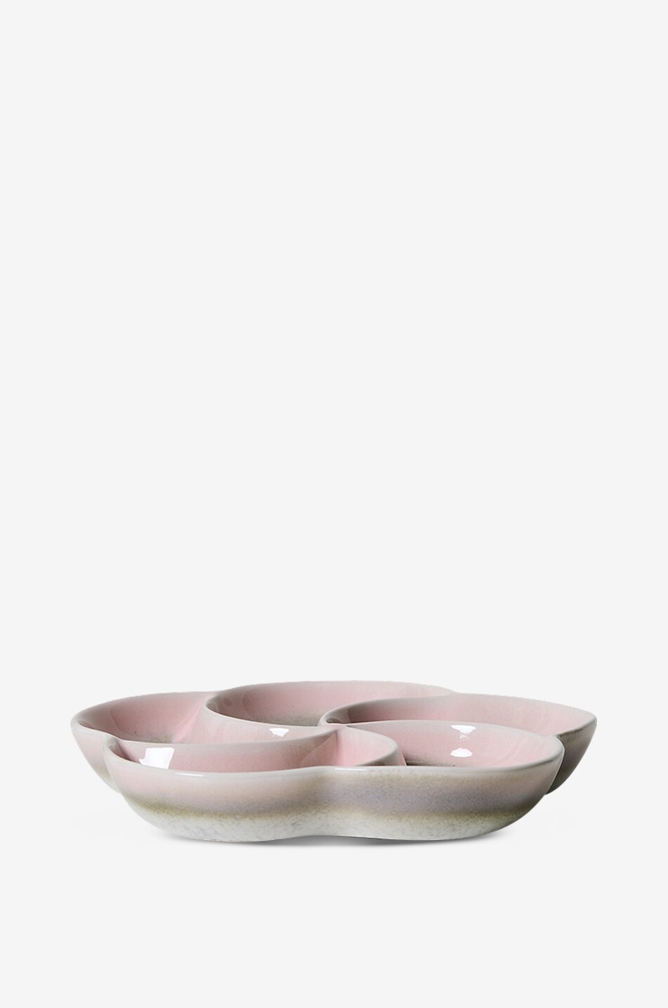 HKLIVING Snackplatte aus Steingut 70s Ceramics Muse Haus BUNT 5