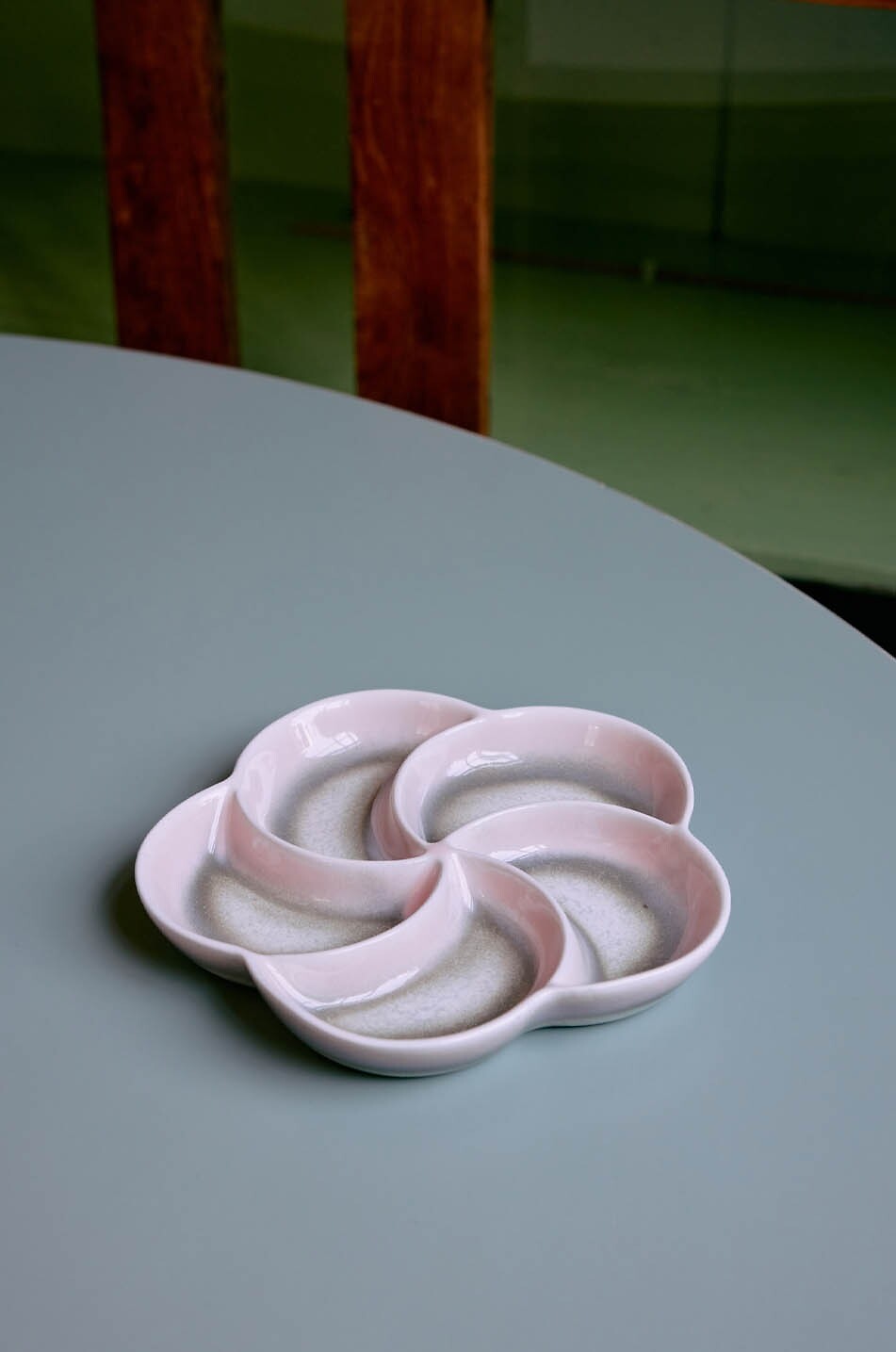 HKLIVING Snackplatte aus Steingut 70s Ceramics Muse Haus BUNT 3