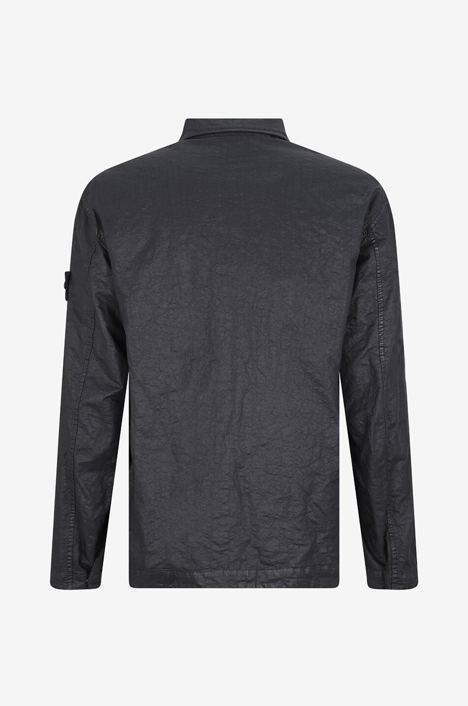 1200003 Organic-Look Nylon Panama-TC comfort fit overshirt - STONE
