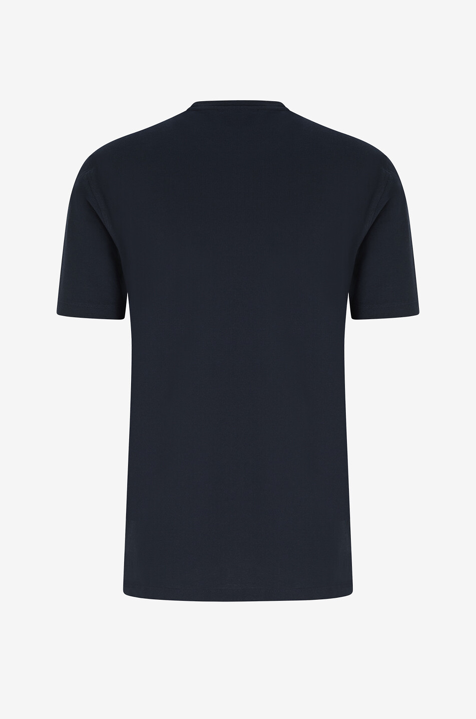 SLOWEAR Short-sleeved cotton jersey T-shirt Men DARK BLUE 2