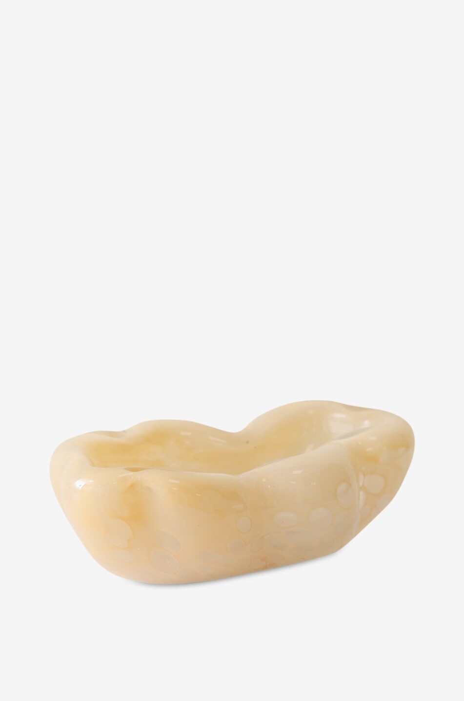 HKLIVING Marmorierte Glasschale Oyster Haus BUNT 2