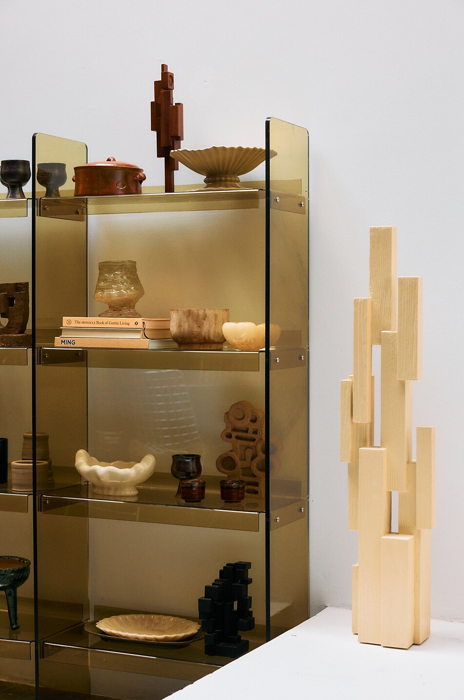 HKLIVING Marmorierte Glasschale Oyster Haus BUNT 4