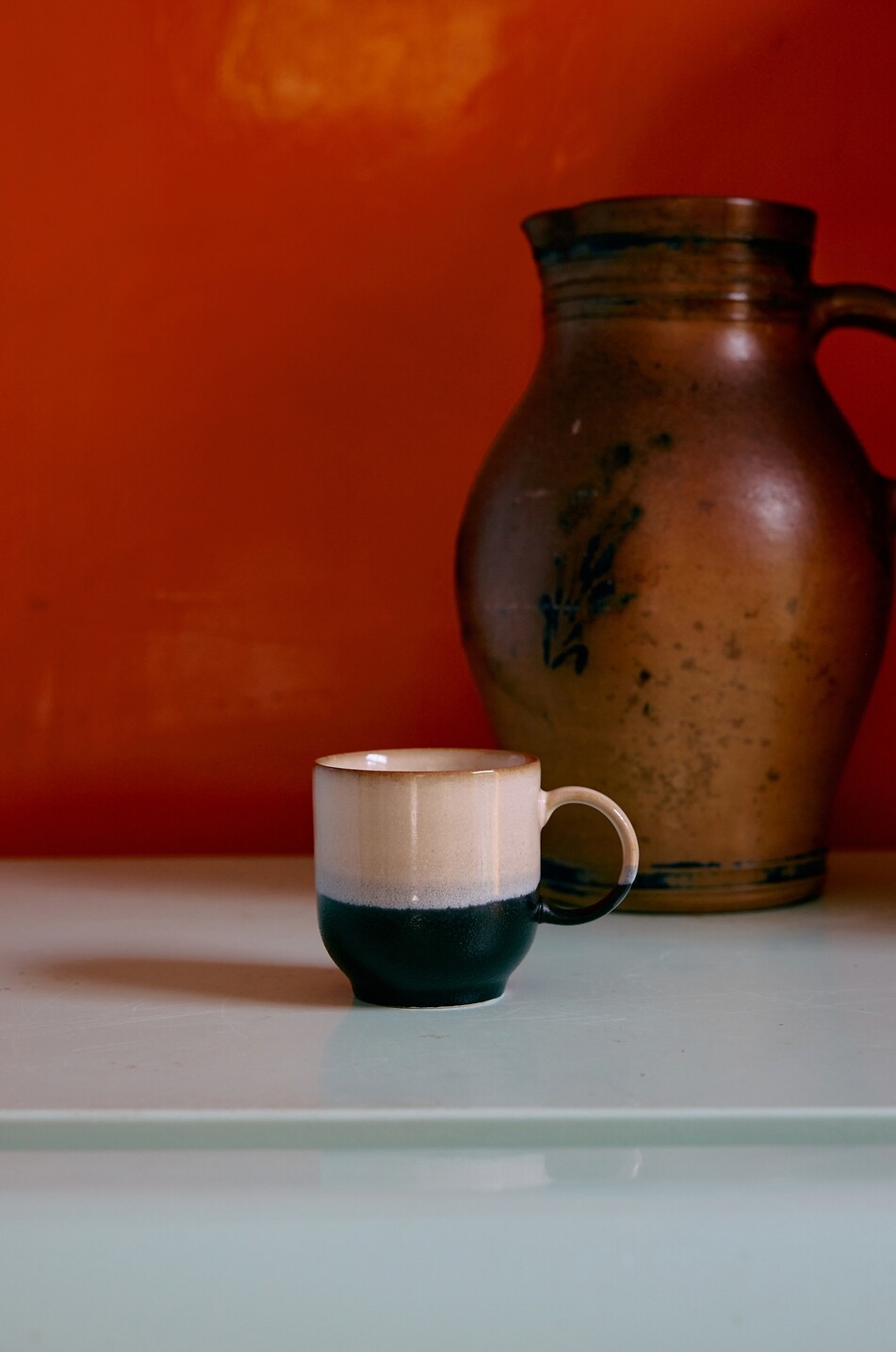 HKLIVING Lot de 4 tasses à café en grès 70s Ceramics - H8 Maison MULTICOLORE 4