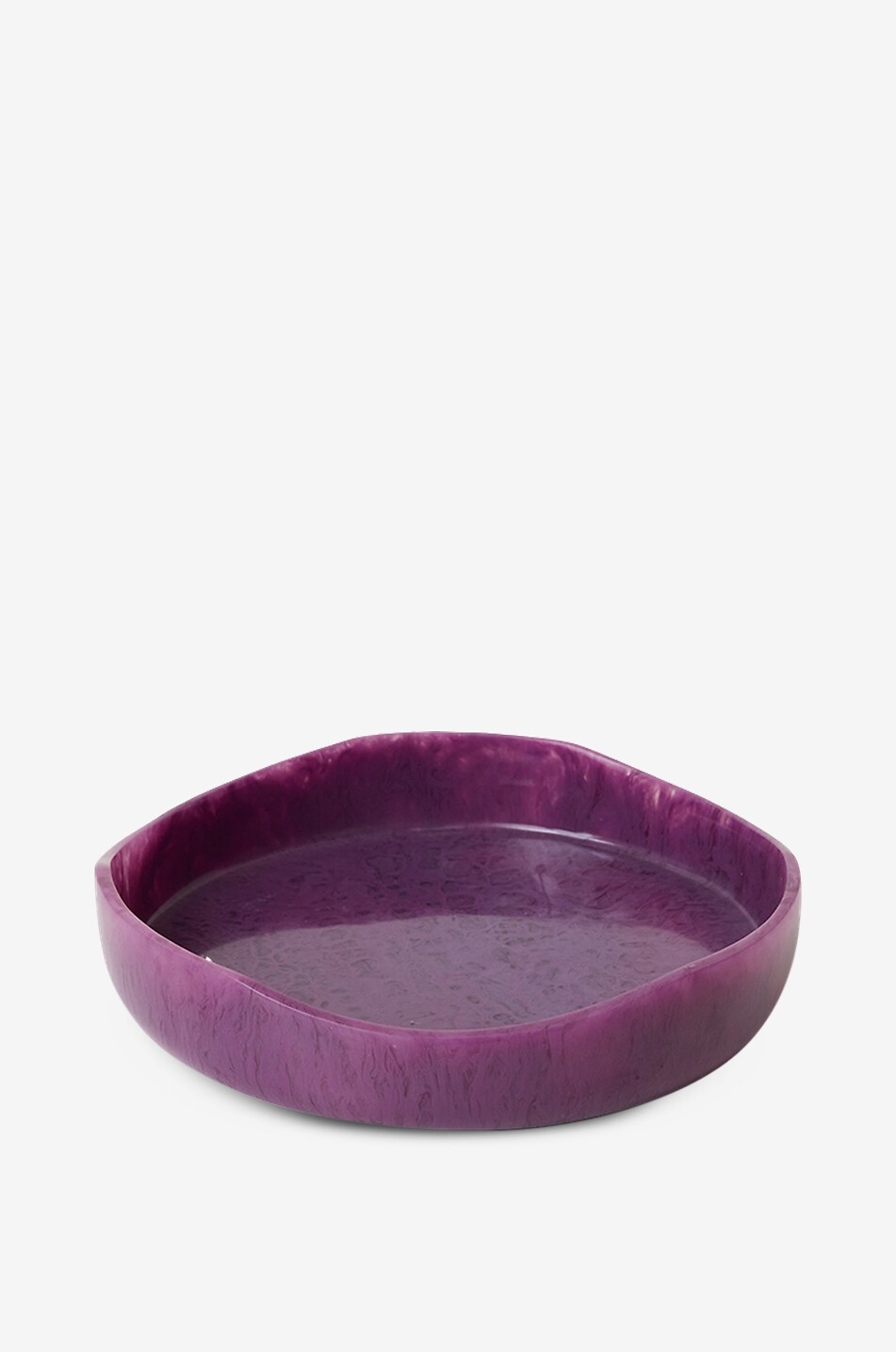HKLIVING Schüssel aus Polyharz pflaume 26,5 cm Haus DUNKELROT 2