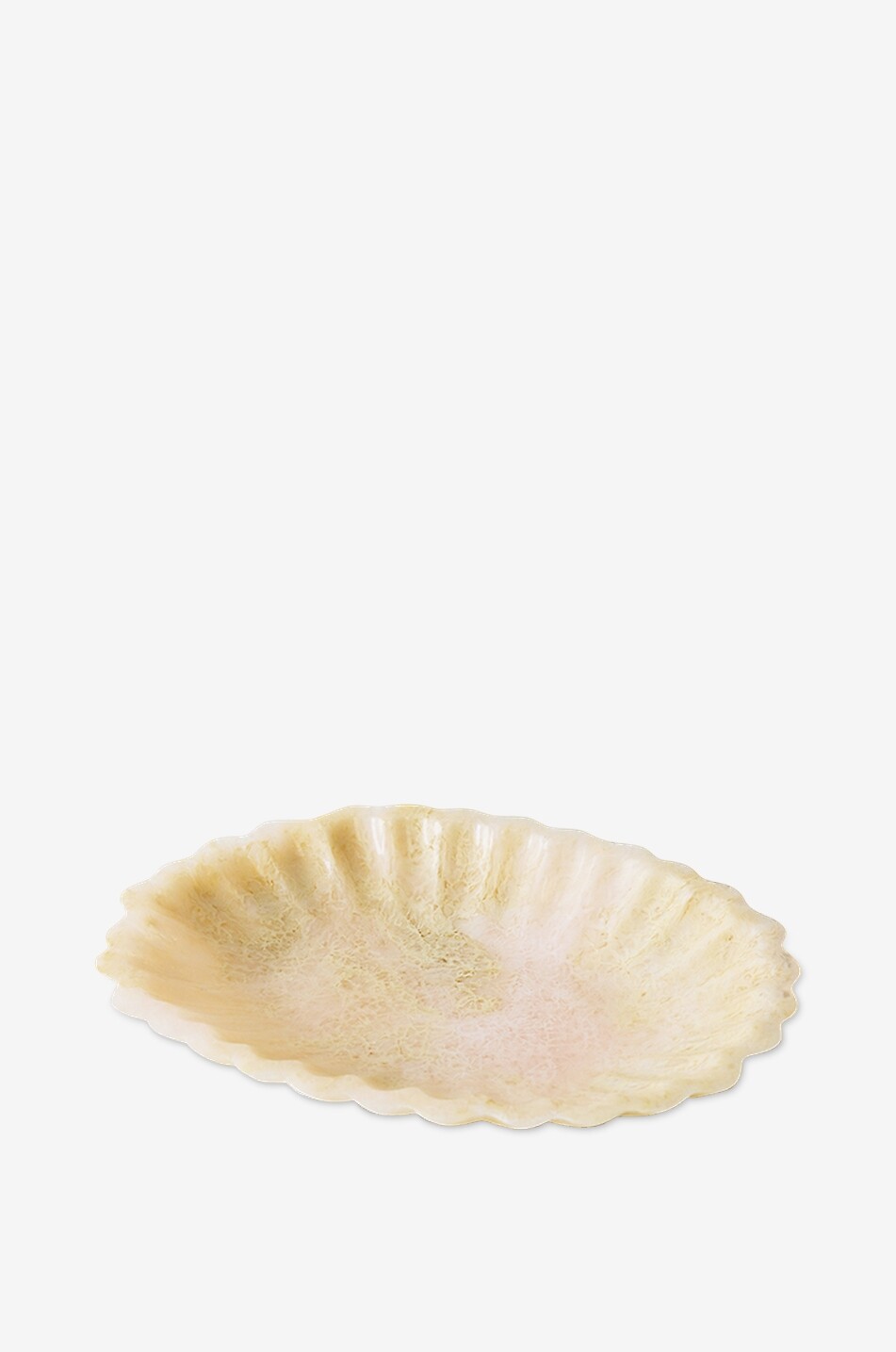 HKLIVING Tablett aus Polyharz in Elfenbein New Classics L29 Haus WEISS 2