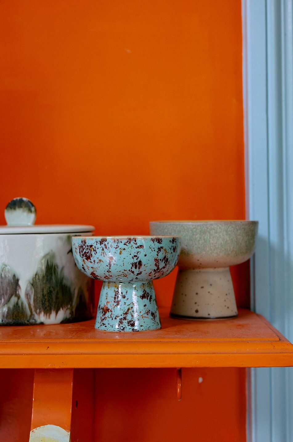 HKLIVING 70s Ceramics stoneware tapas bowl 11 cm Home MULTI COLOURED 4