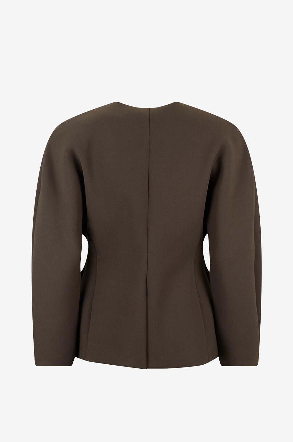 JACQUEMUS Dicker taillierter Blazer La veste Ovalo Damen KHAKI 2