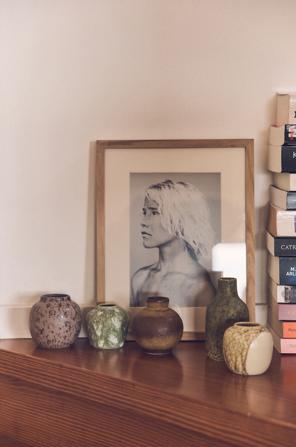 HKLIVING 70s Ceramics set of five small stoneware vases Home MULTI COLOURED 4