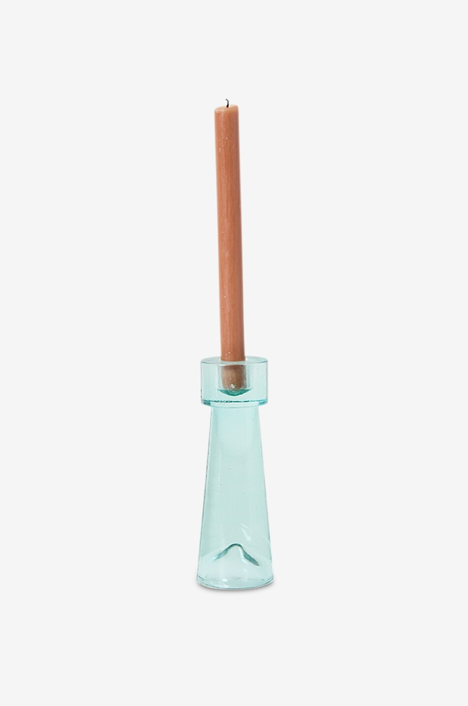HKLIVING Arte Ice Blue L glass candle holder - H19 Home LIGHT BLUE 2