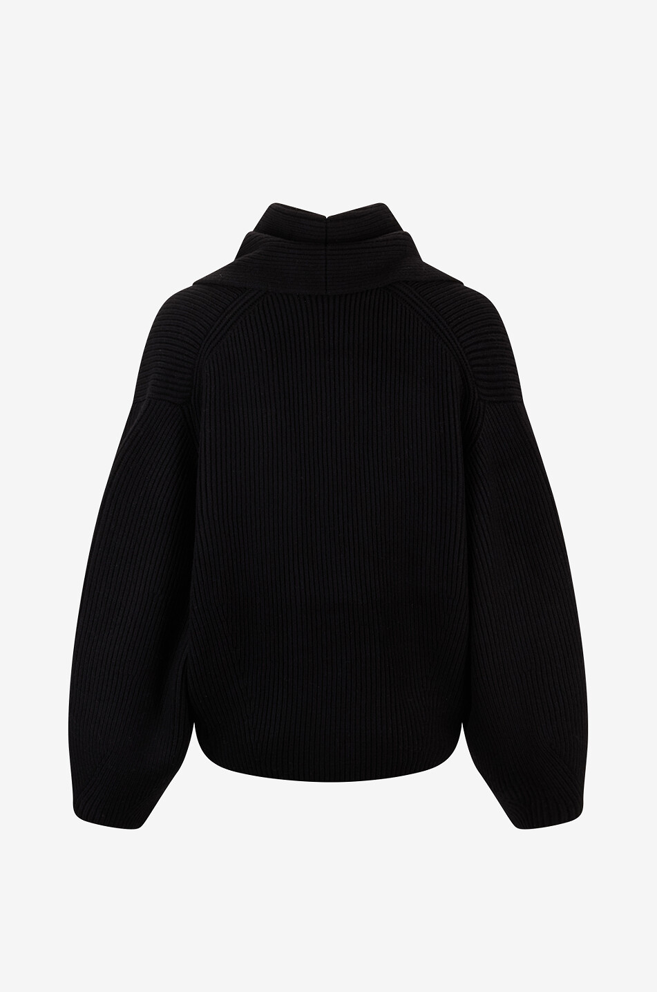 TOTEME Cardigan à col à châle en laine mélangée Femme NOIR 2