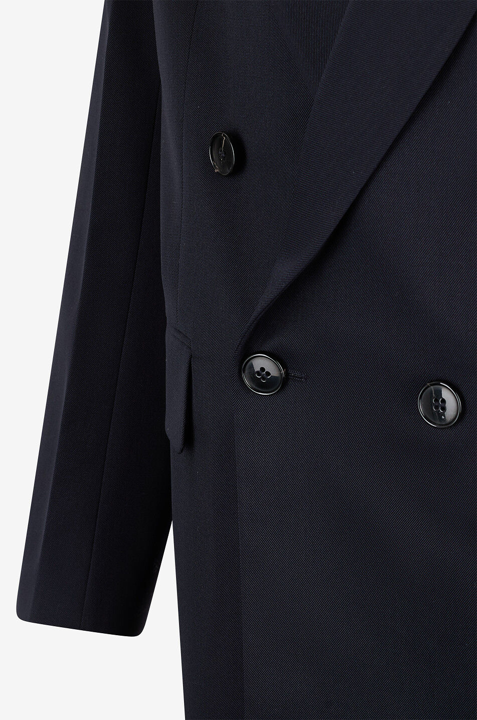 VICTORIA BECKHAM Tailored double-breasted wool blazer Women DARK BLUE 3