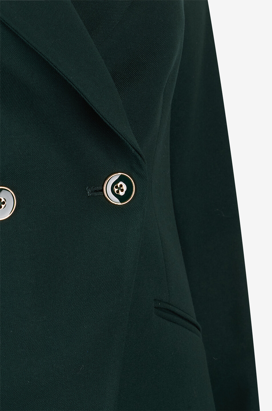 VERONICA BEARD Amos Dickey double-breasted blazer Women DARK GREEN 3