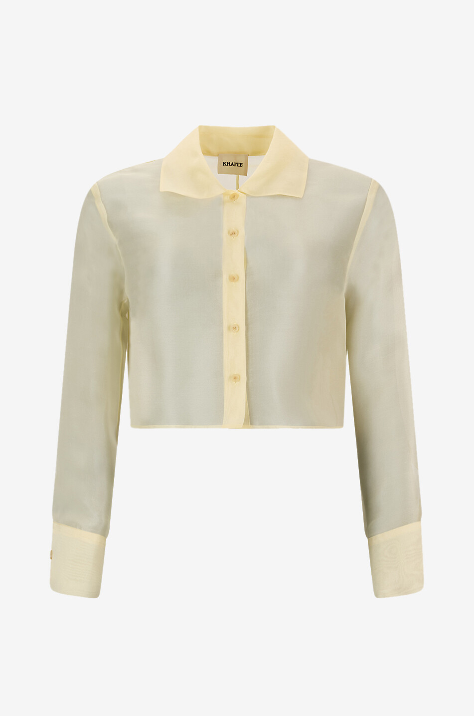 Transparentes Hemd aus Seidenorganza Jasen