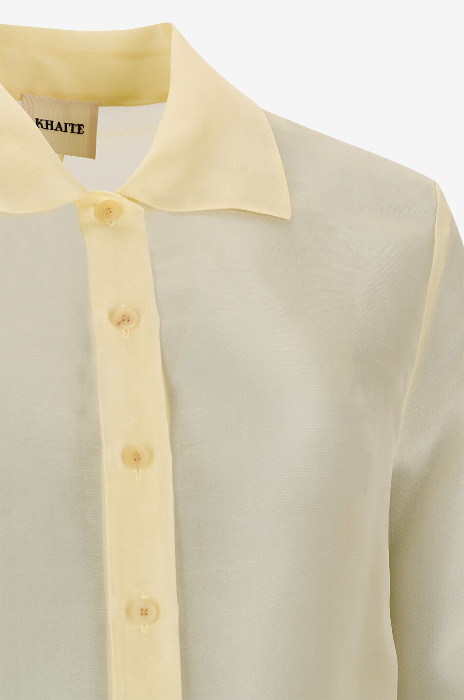 Transparentes Hemd aus Seidenorganza Jasen