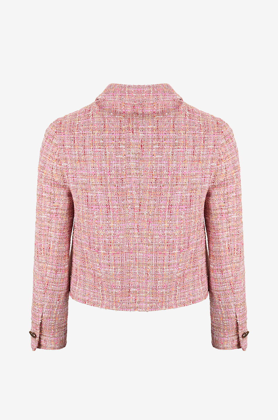 TAGLIATORE Idelle sequin-embellished tweed suiting jacket Women PINK 2