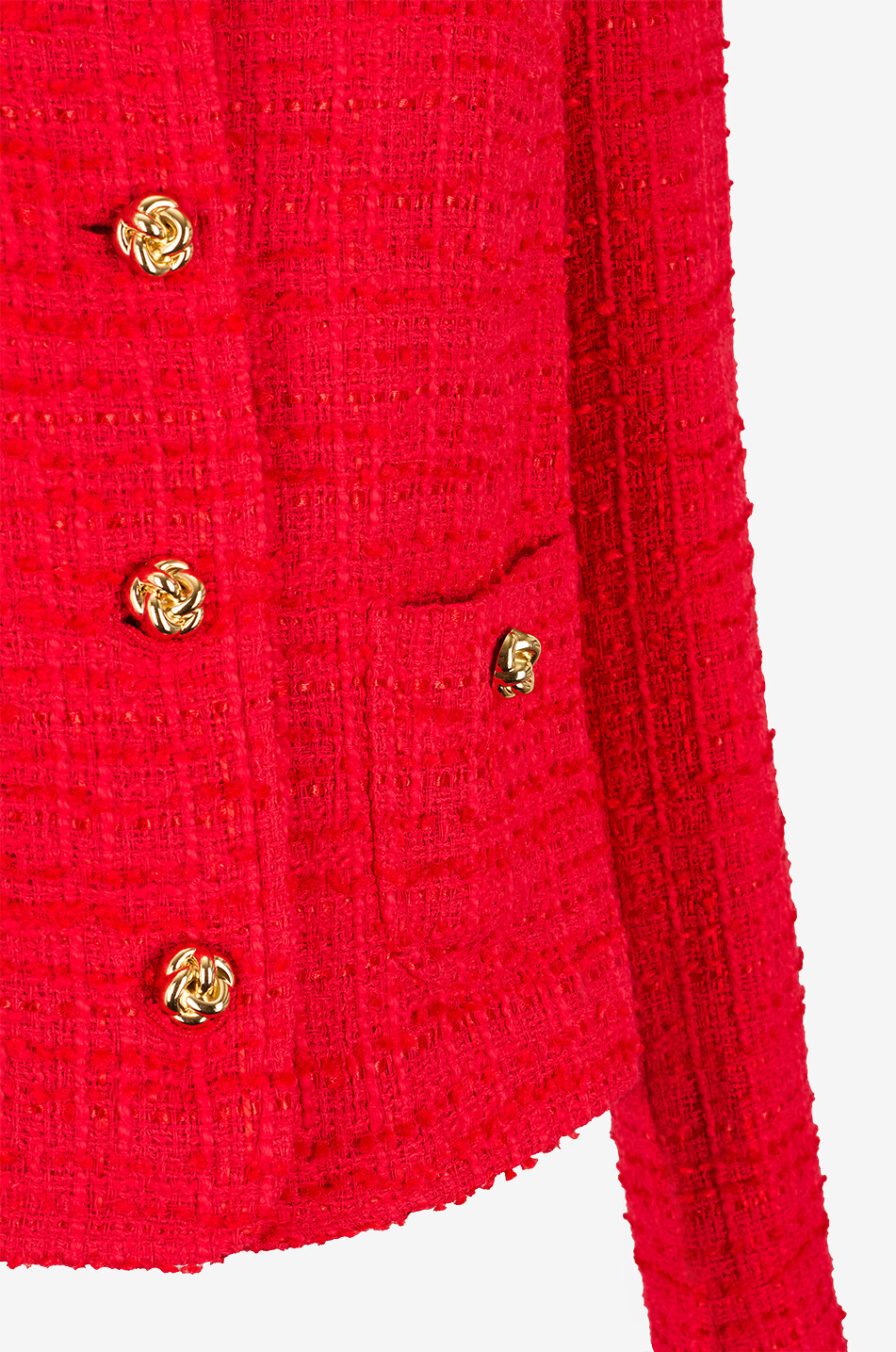 TAGLIATORE Kurze leichte Jacke aus Baumwolltweed Idelle Damen ROT 3