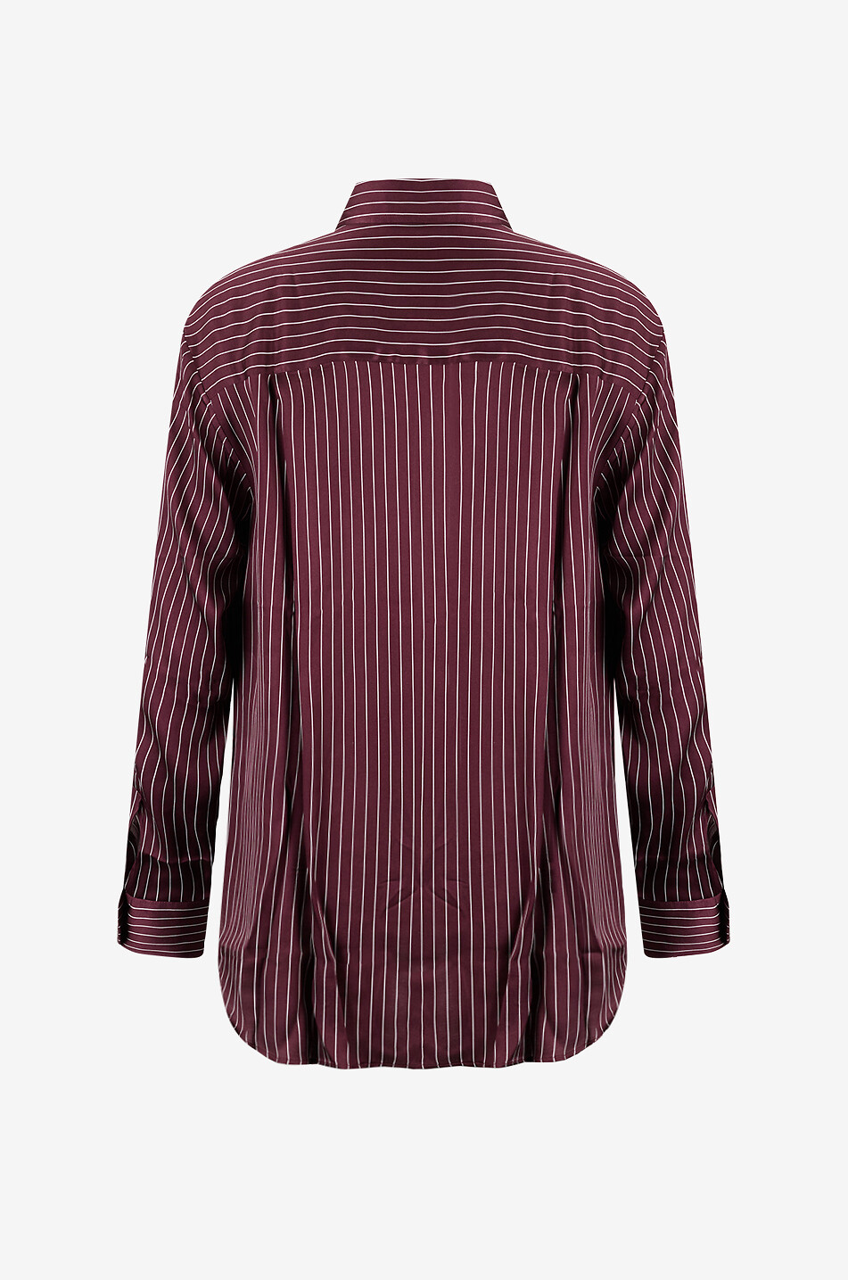 THE FRANKIE SHOP Gestreiftes Hemd aus fliessendem Satin Peri Damen BUNT 2