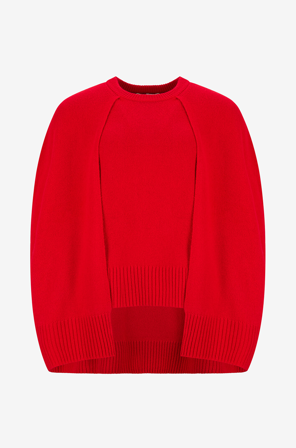 TOTEME Cape-Pullover aus Kaschmir mit Rundhalsausschnitt Damen ROT 1