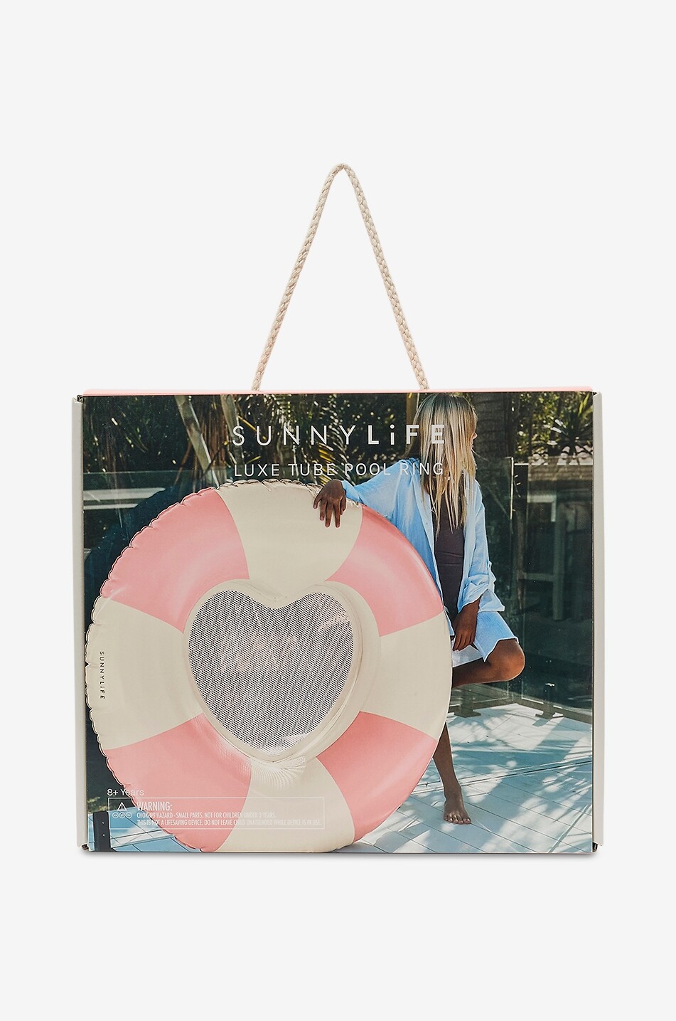 SUNNYLIFE Pool Ring - Stole My Heart Pink large pool ring Unisex LIGHT PINK 8