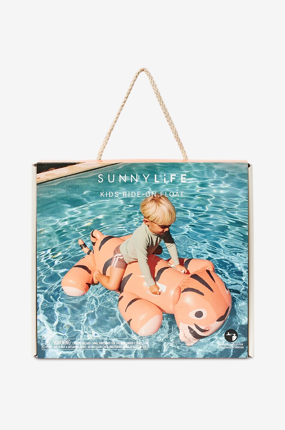 SUNNYLIFE Kinder-Luftmatraze Tino the Tiger Clay Unisex ORANGE 7