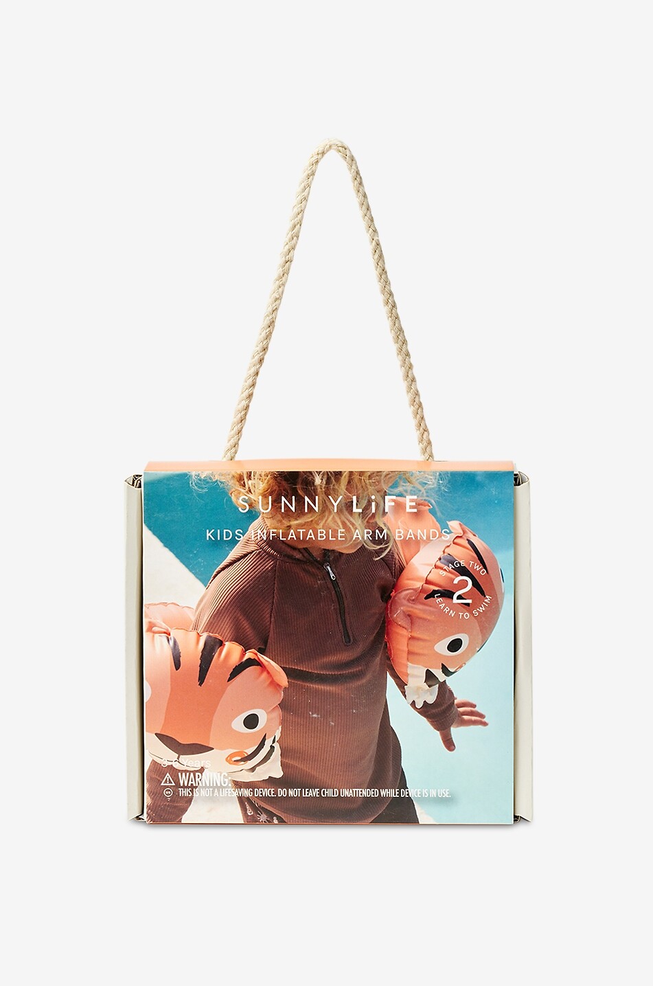SUNNYLIFE Tino the Tiger Clay boy's inflatable armbands Boy ORANGE 7