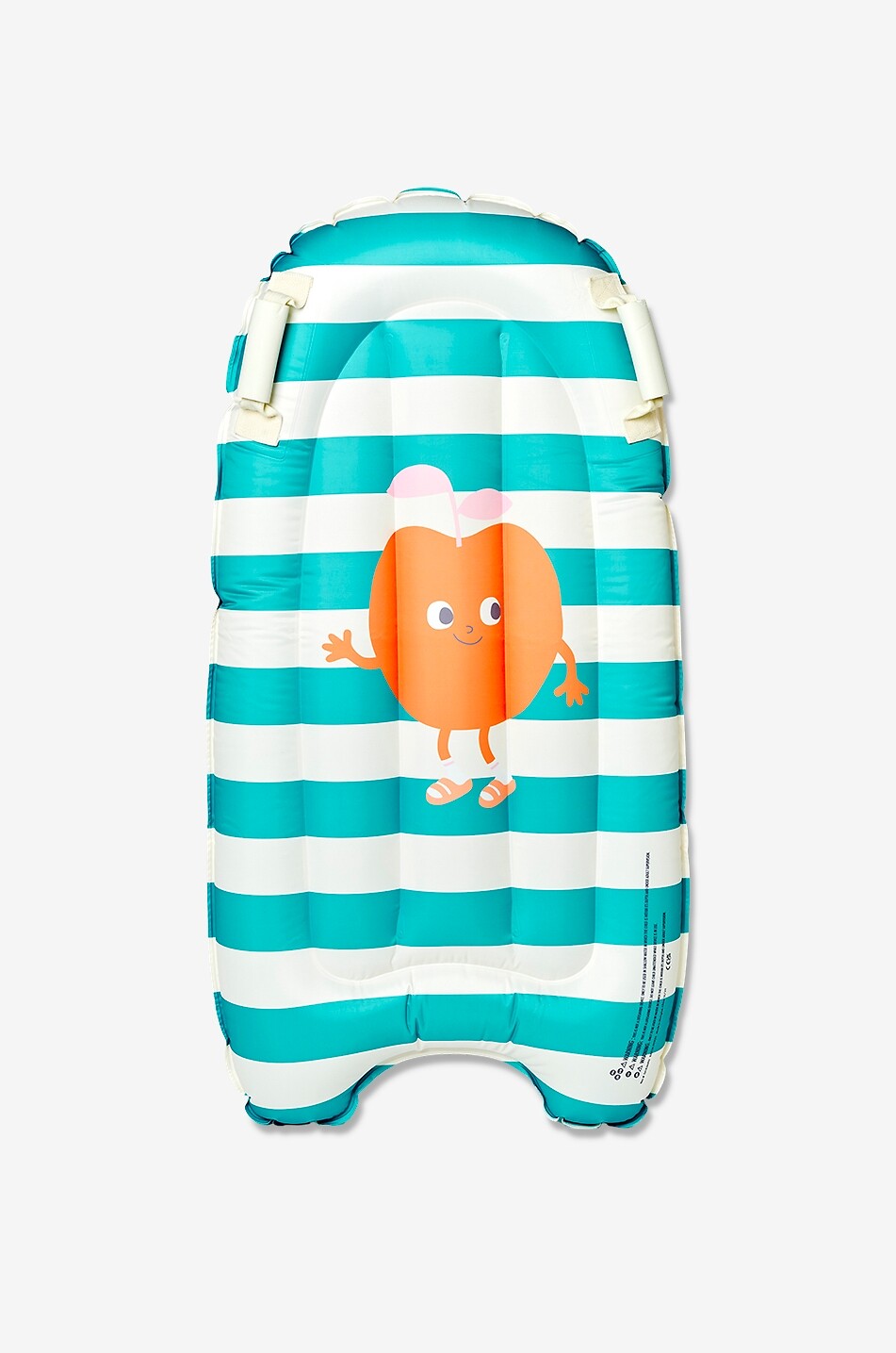SUNNYLIFE Kinder-Surfmatratze Poppy the Peach Green Stripe Unisex GRÜN 1