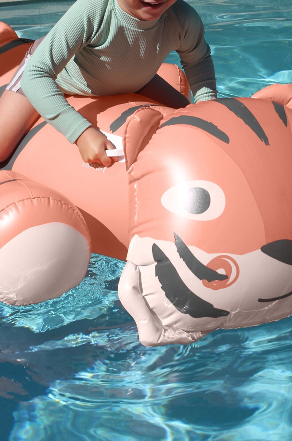 SUNNYLIFE Kinder-Luftmatraze Tino the Tiger Clay Unisex ORANGE 3
