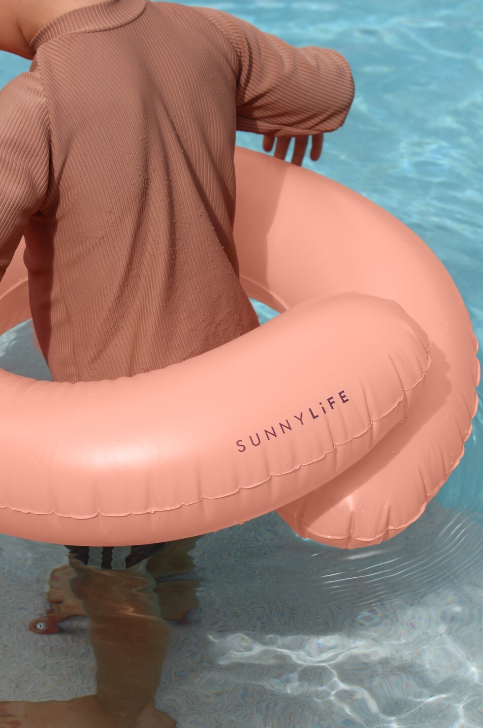 SUNNYLIFE Kleinkinder-Schwimmreifen Kiddy Float Tino the Tiger Clay Unisex ORANGE 4