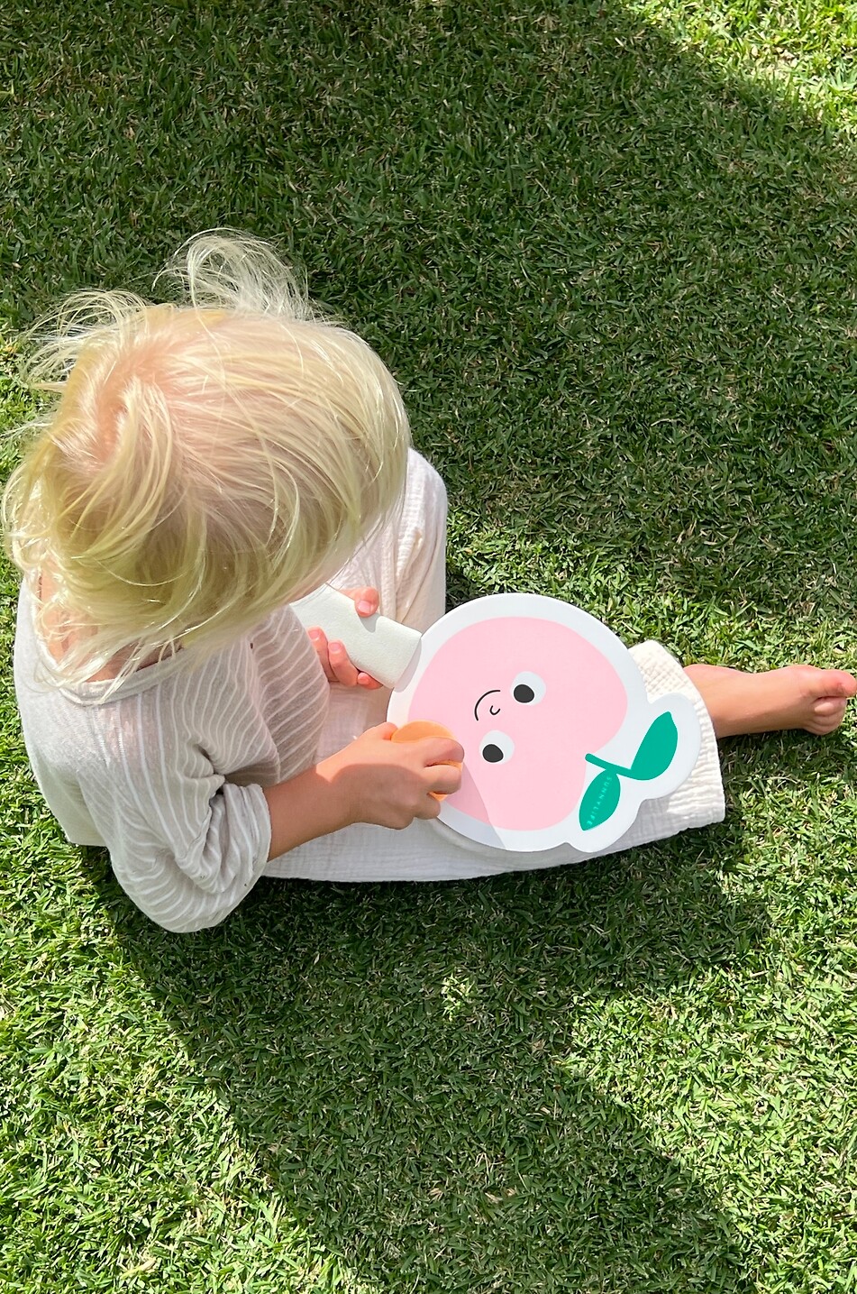 SUNNYLIFE Raquettes de plage enfant Velcro Poppy the Peach Multi Unisexe MULTICOLORE 5