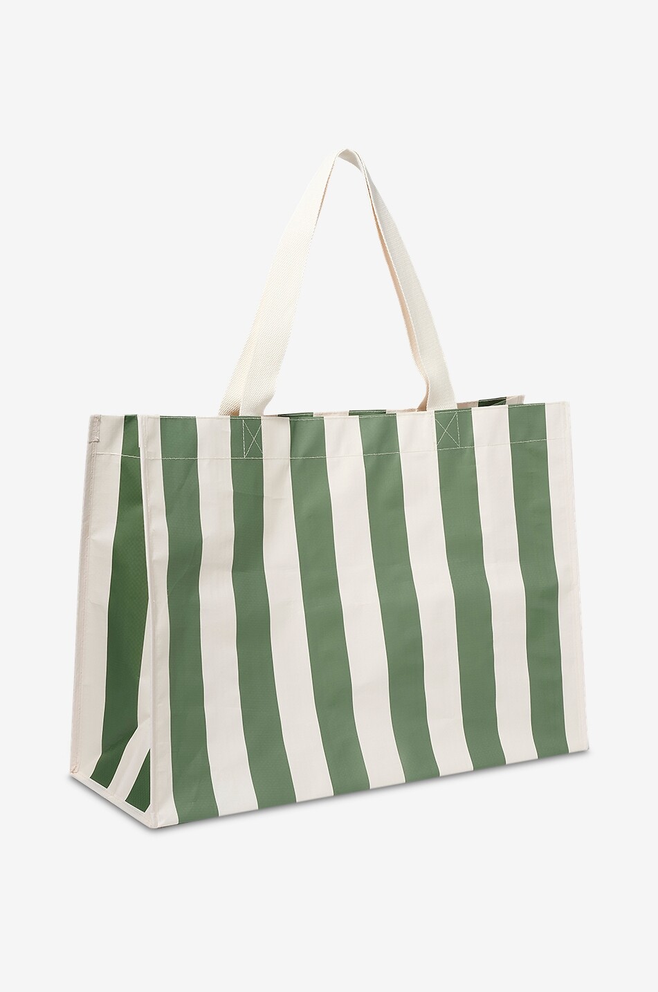 SUNNYLIFE Gestreifte Strandtasche Carryall Beach Bag - The Vacay Olive Stripe Unisex GRÜN 2